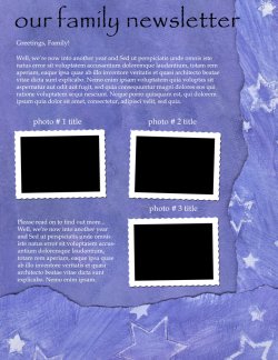 Stars template
